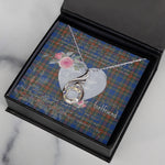Rising Phoenix Necklace - Valentine Necklace Clan MacBeth Ancient Tartan Gift for Girlfriend, Gift for My Wife Rising Phoenix Necklace