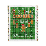 Products Personalized Gift Tartan Plaid Blanket Clan Galloway District With Christmas Cookie Baking Crew Christmas Gift Blanket, Plaid Blanket, Christmas Fleece Blanket, Christmas Blanket, Tartan Blanket, Scottish Blanket, Scotland Blanket, Family Name Blanket, Custom Blanket, Personalized Blanket