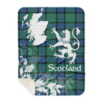 Sherpa Blanket - Tartan Blanket Thistle and Lion Scottish Clan Sinclair Hunting Ancient Plaid Blanket, plaid sherpa blanket queen,purple sherpa blanket,queen sherpa blanket,queen size sherpa blanket,red sherpa blanket,scottish tartan blankets,sherpa blanket,sherpa christmas blanket