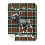 Scotstee Shop Plaid Tartan Blanket With Moose Clan Thomson Hunting Modern Plaid Blanket, plaid blanket australia,plaid blanket canada,plaid christmas blanket,plaid fleece sherpa blanket,plaid sherpa blanket canada,plaid sherpa blanket lipstick,plaid sherpa blanket pink,plaid sherpa blanket queen