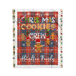 Personalized Gift Tartan Plaid Blanket Clan Hamilton Ancient With Christmas Cookie Baking Crew Christmas Gift Blanket, Plaid Blanket, Christmas Fleece Blanket, Christmas Blanket, Tartan Blanket, Scottish Blanket, Scotland Blanket, Family Name Blanket, Custom Blanket, Personalized Blanket