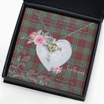 Gift For My Beautiful Girlfriend Necklace Valentine Necklace Clan MacGregor Hunting Ancient Tartan Cross Dancing Necklace Scottish Tartan Jewelry
