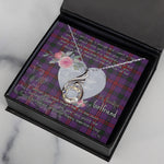 Rising Phoenix Necklace - Valentine Necklace Clan Montgomery Tartan Gift for Girlfriend, Gift for My Wife Rising Phoenix Necklace