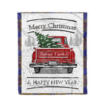 Tartan Blanket Vintage Red Truck with Christmas Tree Family Scottish Clan Balfour Modern plaid blanket, red plaid blanket, buffalo plaid blanket, green plaid blanket, plaid fleece blanket, blue plaid blanket, red tartan blanket, tartan plaid blanket, black and white plaid blanket, , christmas plaid blanket, orange plaid blanket, tartan plaid throw blanket, pink plaid blanket, brown plaid blanket, buffalo check blanket