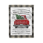Tartan Blanket Vintage Red Truck with Christmas Tree Family Scottish Clan Menzies Ancient plaid blanket, red plaid blanket, buffalo plaid blanket, green plaid blanket, plaid fleece blanket, blue plaid blanket, red tartan blanket, tartan plaid blanket, black and white plaid blanket, , christmas plaid blanket, orange plaid blanket, tartan plaid throw blanket, pink plaid blanket, brown plaid blanket, buffalo check blanket