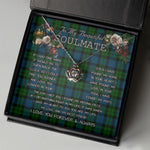 To My Beautiful Soulmate Necklace In Your Eyes I Have Found My Home Clan MacKay Tartan Crown Pendant Necklace