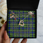 To My Beautiful Soulmate Necklace In Your Eyes I Have Found My Home Clan Monteith Hunting Tartan Forever Love Necklace