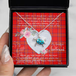 Sea Turtle Necklace Gift for My Beautiful Girlfriend Valentines Necklace Clan Burnett Modern Tartan Blue Turtle Necklace, Valentine Necklace Gift for Girlfriend Clan Mitchell Ancient Tartan Sunflower Pendant Necklace, Scottish Tartan Jewelry, valentine necklace, necklace girlfriend, necklace for wife, cute necklaces for girlfriend, jewelry for girlfriend, to my soulmate necklace, to my future wife necklace