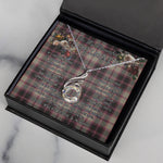 To My Beautiful Soulmate Necklace In Your Eyes I Have Found My Home Clan MacPherson Hunting Ancient Tartan Rising Phoenix Necklace