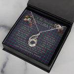 To My Beautiful Soulmate Necklace In Your Eyes I Have Found My Home Clan MacArthur of Milton Tartan Rising Phoenix Necklace