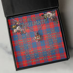 To My Beautiful Soulmate Necklace In Your Eyes I Have Found My Home Clan Galloway Tartan Crown Pendant Necklace