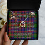 To My Beautiful Soulmate Necklace In Your Eyes I Have Found My Home Clan Donaldson Tartan Forever Love Necklace