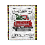 Tartan Blanket Vintage Red Truck with Christmas Tree Family Scottish Clan Jardine Yellow plaid blanket, red plaid blanket, buffalo plaid blanket, green plaid blanket, plaid fleece blanket, blue plaid blanket, red tartan blanket, tartan plaid blanket, black and white plaid blanket, , christmas plaid blanket, orange plaid blanket, tartan plaid throw blanket, pink plaid blanket, brown plaid blanket, buffalo check blanket