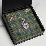 To My Beautiful Soulmate Necklace In Your Eyes I Have Found My Home Clan Reid Tartan Rising Phoenix Necklace