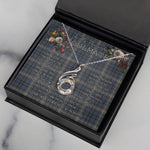 To My Beautiful Soulmate Necklace In Your Eyes I Have Found My Home Clan MacDowall Tartan Rising Phoenix Necklace