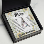 Rising Phoenix Necklace - To My Mom - You Are The World Mother's Day Necklace