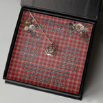 To My Beautiful Soulmate Necklace In Your Eyes I Have Found My Home Clan Pennington Tartan Crown Pendant Necklace