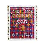 Products Personalized Gift Tartan Plaid Blanket Clan Galloway Red With Christmas Cookie Baking Crew Christmas Gift Blanket, Plaid Blanket, Christmas Fleece Blanket, Christmas Blanket, Tartan Blanket, Scottish Blanket, Scotland Blanket, Family Name Blanket, Custom Blanket, Personalized Blanket