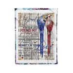 Scotstee Shop - Personalized Gift Letter For Husband I Love My Husband Fleece Blanket