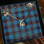 To My Beautiful Soulmate Necklace In Your Eyes I Have Found My Home Clan Home Ancient Tartan Wishbone Dancing Necklace