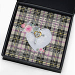 Gift For My Beautiful Girlfriend Necklace Valentine Necklace Clan MacPherson Dress Ancient Tartan Cross Dancing Necklace Scottish Tartan Jewelry