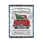 Tartan Blanket Vintage Red Truck with Christmas Tree Family Scottish Clan Cockburn plaid blanket, red plaid blanket, buffalo plaid blanket, green plaid blanket, plaid fleece blanket, blue plaid blanket, red tartan blanket, tartan plaid blanket, black and white plaid blanket, , christmas plaid blanket, orange plaid blanket, tartan plaid throw blanket, pink plaid blanket, brown plaid blanket, buffalo check blanket