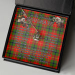 To My Beautiful Soulmate Necklace In Your Eyes I Have Found My Home Clan Turnbull Tartan Crown Pendant Necklace