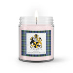 Soy Wax Candle - Buffalo Plaid Candle Campbell Argyll Ancient Family Crest Tartan Plaid Soy Wax Candle, oil candle, candle handmade, wax candle, soy wax, nature wax, natural soy wax, natural soy candles, natural candle