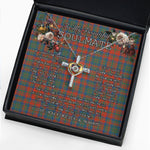 To My Beautiful Soulmate Necklace In Your Eyes I Have Found My Home Clan Matheson Ancient Tartan Cross Dancing Necklace