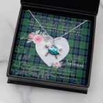 Sea Turtle Necklace Gift for My Beautiful Girlfriend Valentines Necklace Clan Graham Of Menteith Ancient Tartan Blue Turtle Necklace