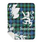 Sherpa Blanket - Tartan Blanket Thistle and Lion Scottish Clan Mouat Plaid Blanket, plaid sherpa blanket queen,purple sherpa blanket,queen sherpa blanket,queen size sherpa blanket,red sherpa blanket,scottish tartan blankets,sherpa blanket,sherpa christmas blanket