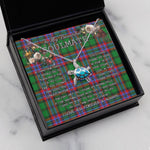 Sea Turtle Necklace To My Beautiful Soulmate Necklace In Your Eyes I Have Found My Home Clan McGeachie Tartan Blue Turtle Necklace