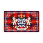 Doormat - Welcome Mat Scottish Fraser Modern Clan Badge Tartan Door Mat, Plaid Doormat