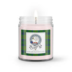 Soy Wax Candle - Buffalo Plaid Candle Clan Badge Cranstoun Hunting Tartan Plaid Soy Wax Candle, oil candle, candle handmade, wax candle, soy wax, nature wax, natural soy wax, natural soy candles, natural candle