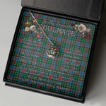 To My Beautiful Soulmate Necklace In Your Eyes I Have Found My Home Clan Byres Tartan Crown Pendant Necklace