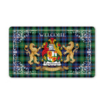 Doormat - Tartan Door Mat The Family Farquharson Ancient Welcome Mat, Plaid Doormat Scottish