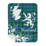Sherpa Blanket - Tartan Blanket Thistle and Lion Scottish Clan Glen Ancient Plaid Blanket, plaid sherpa blanket queen,purple sherpa blanket,queen sherpa blanket,queen size sherpa blanket,red sherpa blanket,scottish tartan blankets,sherpa blanket,sherpa christmas blanket