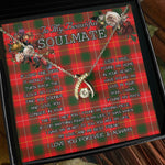 To My Beautiful Soulmate Necklace In Your Eyes I Have Found My Home Clan MacPhee Tartan Wishbone Dancing Necklace