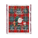 Personalized Gift Tartan Plaid Blanket Clan MacLeay With Funny Santa Snowman Reindeer Merry Christmas Fleece Blanket, Home Living Room, Plaid Blanket, Tartan Blanket, Scottish Blanket, Buffalo fleece blanket, Christmas Blanket