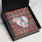 Rising Phoenix Necklace - Valentine Necklace Clan Chisholm Ancient Tartan Gift for Girlfriend, Gift for My Wife Rising Phoenix Necklace