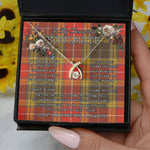 To My Beautiful Soulmate Necklace In Your Eyes I Have Found My Home Clan Buchanan Old Set Weathered Tartan Wishbone Dancing Necklace