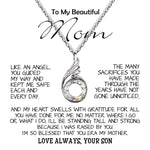 Rising Phoenix Necklace - To My Beautiful Mom - I'm So Blessed That You Are My Mother - Love Your Son, Mother's Day Necklace