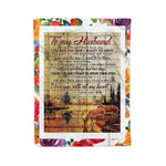 Scotstee Shop - Personalized Gift Letter To My Husband Nice Gift Always Love Him In All My Heart Gift Fleece Blanket