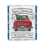 Tartan Blanket Vintage Red Truck with Christmas Tree Family Scottish Clan Muirhead Blue plaid blanket, red plaid blanket, buffalo plaid blanket, green plaid blanket, plaid fleece blanket, blue plaid blanket, red tartan blanket, tartan plaid blanket, black and white plaid blanket, , christmas plaid blanket, orange plaid blanket, tartan plaid throw blanket, pink plaid blanket, brown plaid blanket, buffalo check blanket