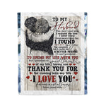 Scotstee Shop - Personalized Gift Letter To My Husband Funny Quotes Present Love Gifts Fleece Blanket
