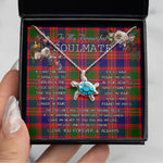 Sea Turtle Necklace To My Beautiful Soulmate Necklace In Your Eyes I Have Found My Home Clan MacIntyre Tartan Blue Turtle Necklace, Valentine Necklace Gift for Girlfriend Clan Mitchell Ancient Tartan Sunflower Pendant Necklace, Scottish Tartan Jewelry, valentine necklace, necklace girlfriend, necklace for wife, cute necklaces for girlfriend, jewelry for girlfriend, to my soulmate necklace, to my future wife necklace