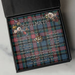To My Beautiful Soulmate Necklace In Your Eyes I Have Found My Home Clan Comyn Tartan Crown Pendant Necklace