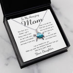Opal Turtle Necklace - Mom Necklace - To My Amazing Mom Gorgeous Necklace for Mom from Daughter Mother's Day Gift