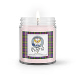 Soy Wax Candle - Buffalo Plaid Candle Clan Badge Carnegie Tartan Plaid Soy Wax Candle, oil candle, candle handmade, wax candle, soy wax, nature wax, natural soy wax, natural soy candles, natural candle