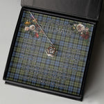 To My Beautiful Soulmate Necklace In Your Eyes I Have Found My Home Clan Campbell Faded Tartan Crown Pendant Necklace